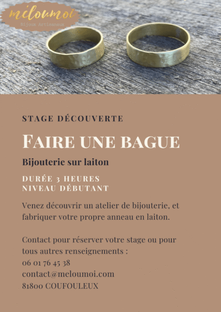 Stage découverte à l&rsquo;atelier